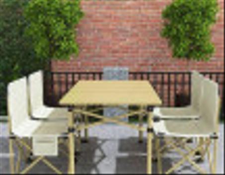 ✅ طاولة مع 4 كراسي