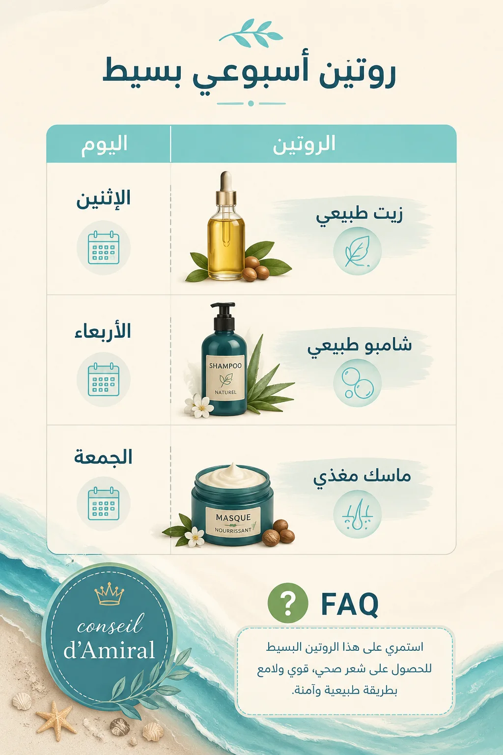 Simple weekly skincare routine