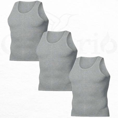 3 débardeur Cotton Basics (Gris)