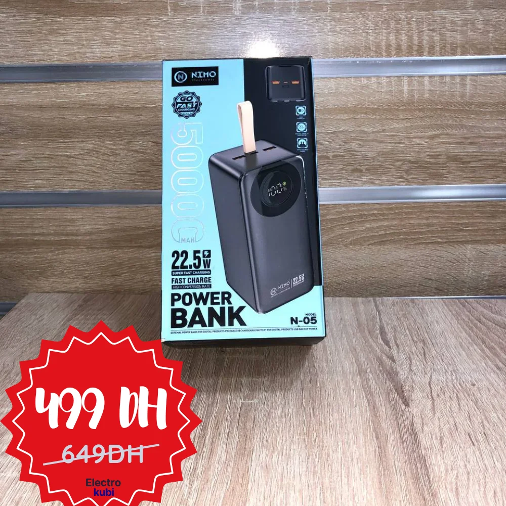 POWER BANK NIMO 50000 mAh