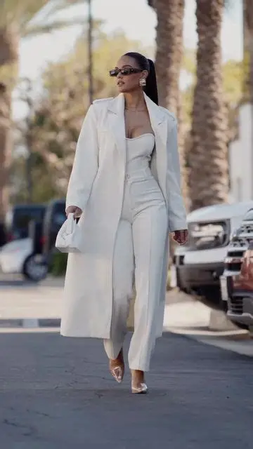 Look blanc raffiné