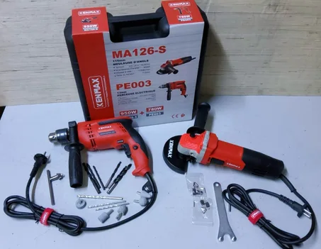 MEULEUSE D’ANGLE + PERCEUSE ELECTRIQUE