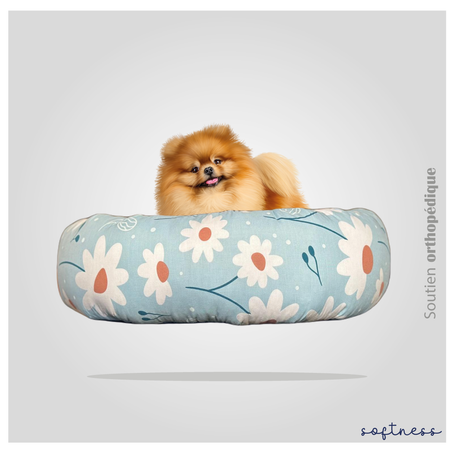 DONUT XL EN LIN " Éclat Floral "