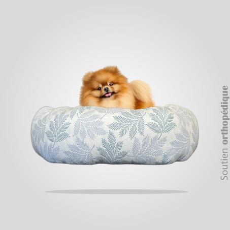 DONUT XL EN LIN " Royal Blue Leaf "