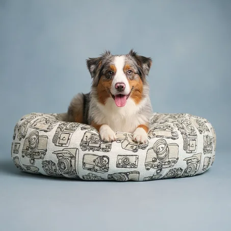 DONUT XXXL EN LIN " ROYAL LENS NEST™ "