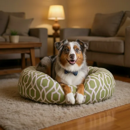 DONUT XXXL EN LIN "Emerald Sovereign"