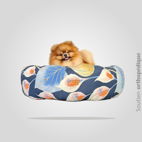 DONUT XL EN LIN " Royal Blue Paradise "