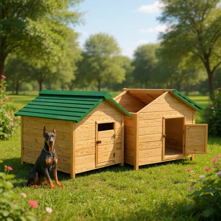 Niche FortiShield restylée : design révolutionnaire, robustesse maximale, structure démontable- Équipée d’un toit ouvrant et d’une porte avec serrure à bouton – pour une protection maximale