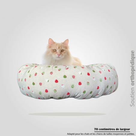 Lit de chien FEANDREA, lit de chat Donut, canapé de Maroc