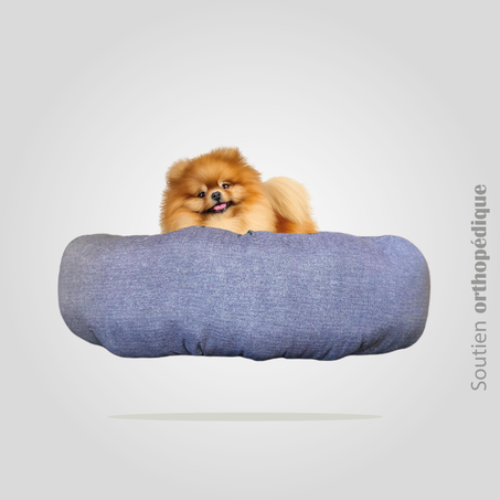 DONUT XL EN LIN "Gris uni"