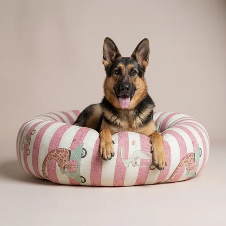 DONUT XXXL EN LIN " Pink Breeze Scooterland "