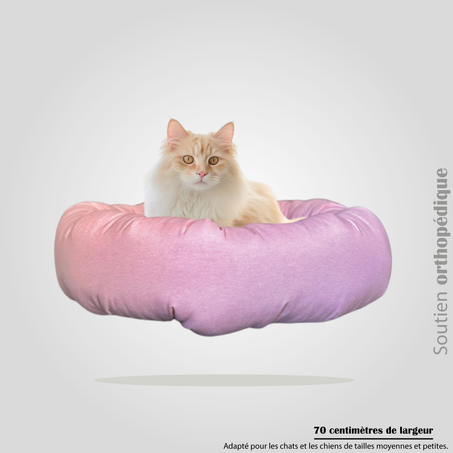 DONUT XL STANDARD  EN LIN "COCON ROSÉ"