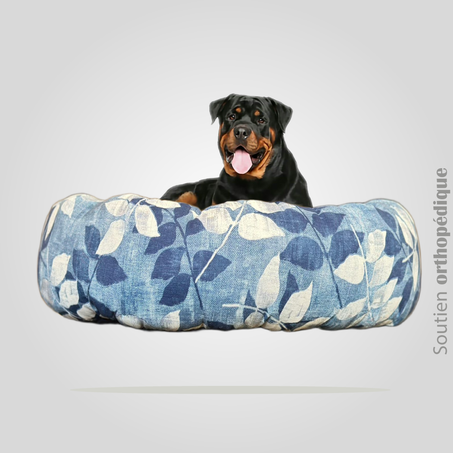 DONUT XXXL EN LIN " Blue Leaf SeaNest "