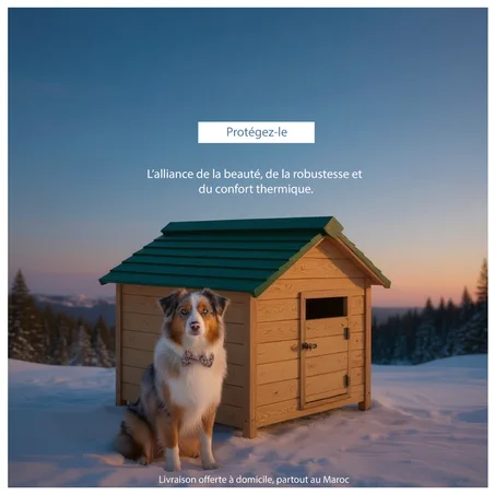 Niche FortiShield restylée : design révolutionnaire, robustesse maximale, structure démontable- Équipée d’un toit ouvrant et d’une porte avec serrure à bouton – pour une protection maximale