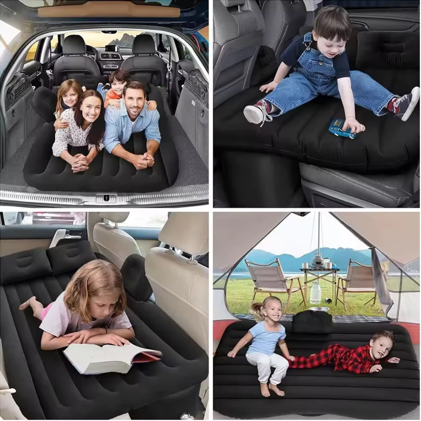 سرير السيارة + مضخة هواء