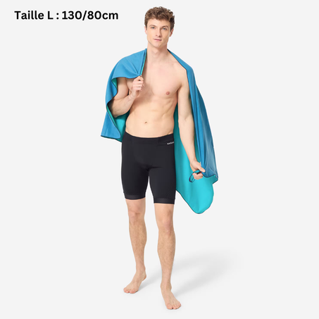 منشفة المايكروفايبر فائقة الامتصاص  - عرض خاص: 2 فقط ب139 درهم! Taille L : 80/130cm