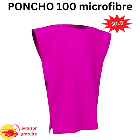 بونشو ميكروفايبر ناعم – مثالي للسباحة وتغيير الملابس بعد الاستحمام