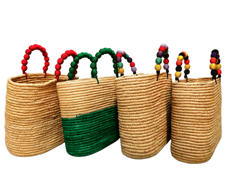 Rectangular basket with custom handles free delivery