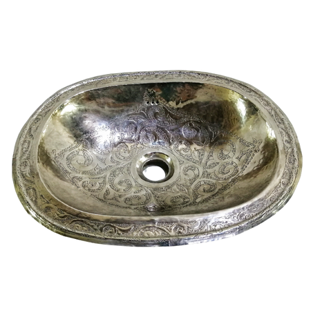 Handcarved sink handmade moroccan sink