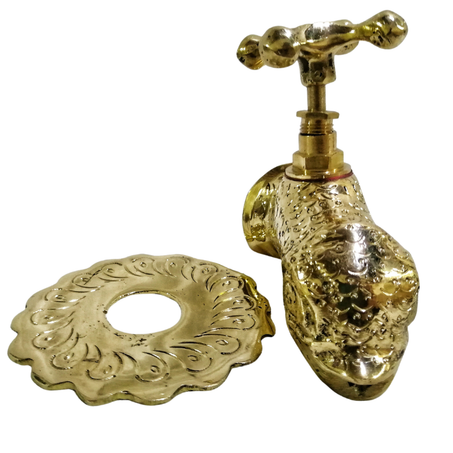 Carved brass faucet Moroccan handmade faucet free shipping