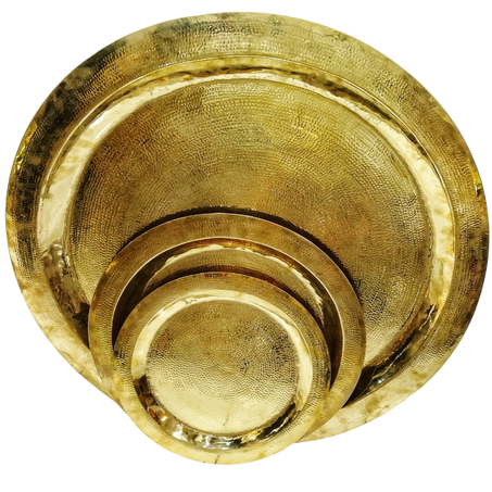 Handmade moroccan tray round dinning table