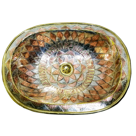 Mix materiels farm house sink elgant copper sink