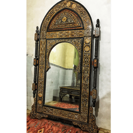 Luxury mirror unique distressed furniture large wall mirror free shipping