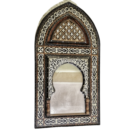 Large moroccan mirror Decorated with Camel Bones free shipping