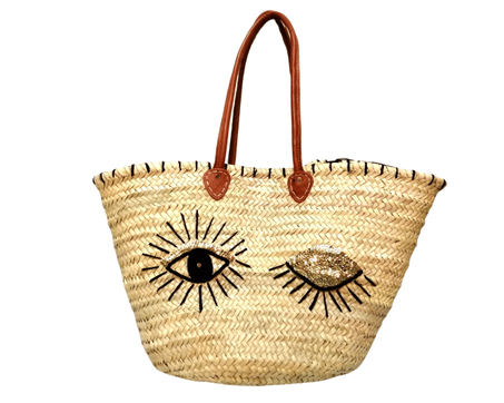Raffia basket handmade gifts delivery