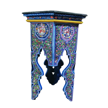 Octogonal cofee table elegant painted farm house table free shipping
