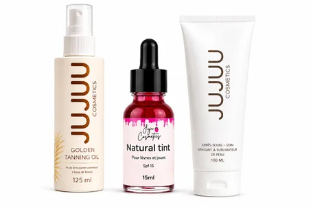 Le trio indispensable pour un bronzage parfait.