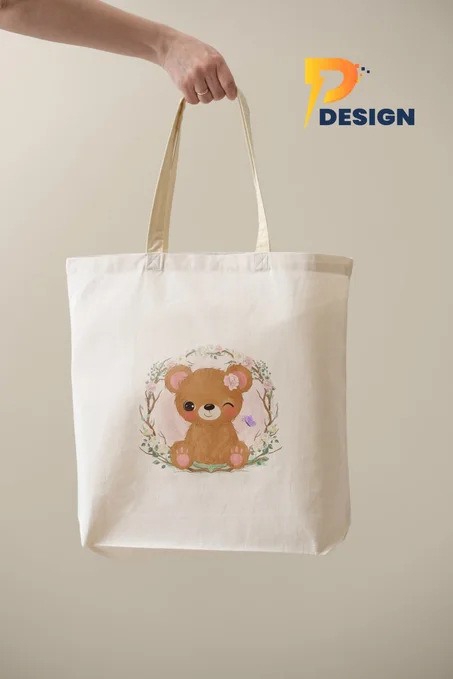 Tote bag  nounours