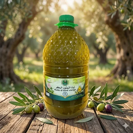 زيت زيتون بلدي مغربي بكر ممتاز – عصر تقليدي 100%