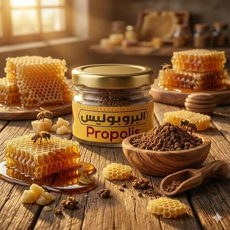 البروبوليس (العكبر) الطبيعي – دعم طبيعي للمناعة من خلية النحل