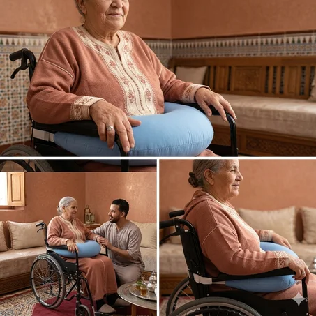 وسادة الدعم لمستعملي الكراسي