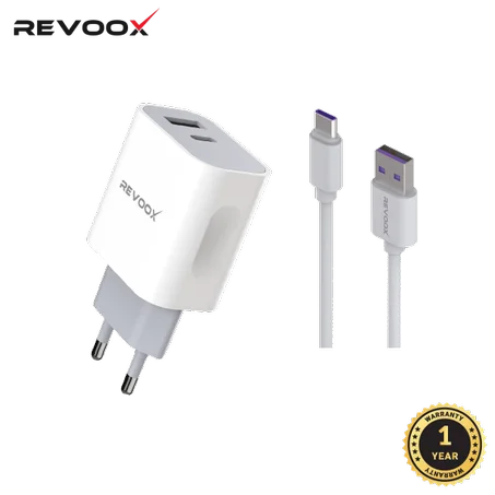 chargeur fast 2 entrées usb et type C
