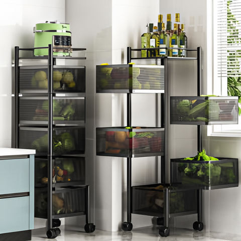 Buy Multi-Tier Rolling Storage Cart in UAE | Durable & Space-Saving Trolley