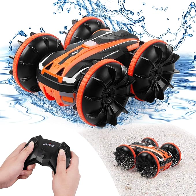 Amphibious Stunt Vehicle Toy Red UAE – 4WD Remote Control Car
