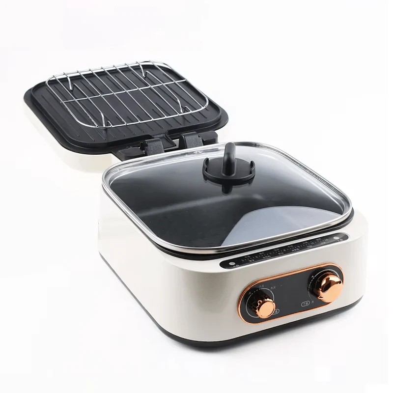 Olympia 3-in-1 Hot Pot Grill OE-2180 – Electric BBQ, Grill & Hotpot Combo