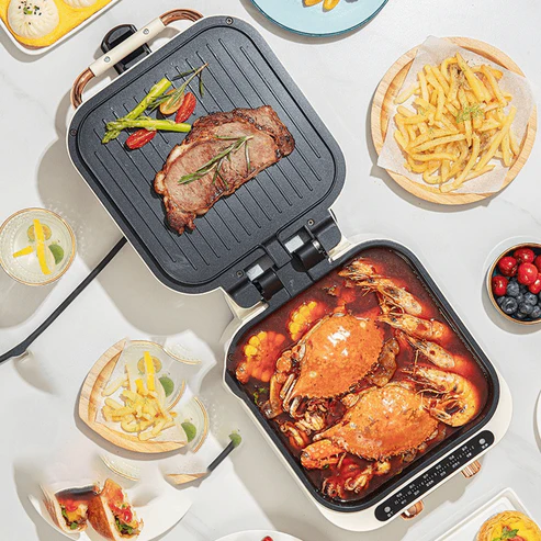 Olympia 3-in-1 Hot Pot Grill OE-2180 – Electric BBQ, Grill & Hotpot Combo