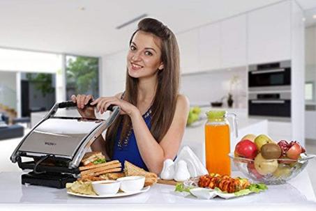 Nova Sandwich Maker – Non-Stick Plates, Compact Design & Cool-Touch Handle