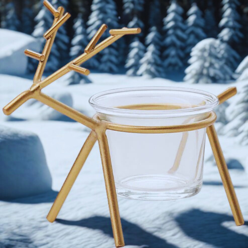 Buy Wrought Iron Fawn Candle Holder in UAE | Elegant Home Décor Accent