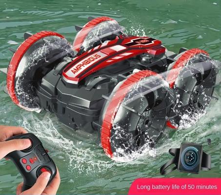 Amphibious Stunt Vehicle Toy Red UAE – 4WD Remote Control Car