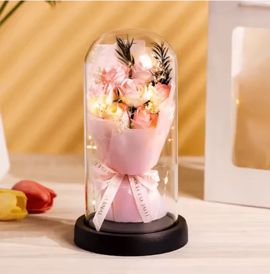Dried Flower Bouquet (Pink)