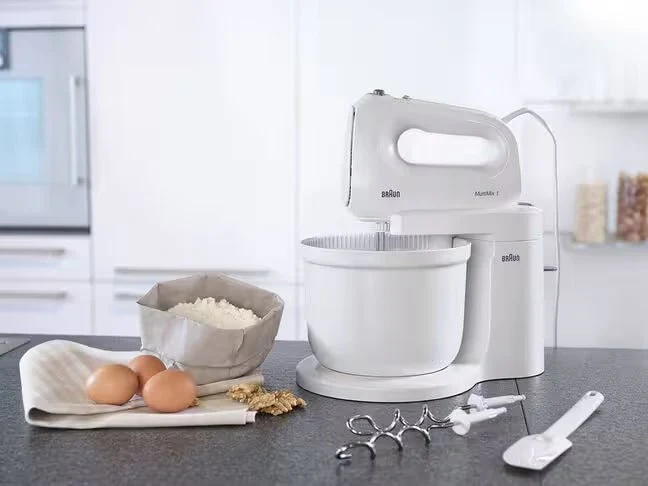 Braun HM 1070 Hand & Stand Mixer – 400 W, 4‑Speed, Turbo & 3 L Bowl