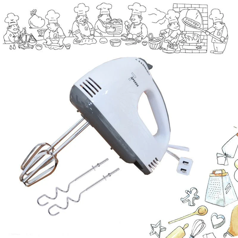 Nova Hand Mixer – 250W Power with Beaters & Dough Hooks