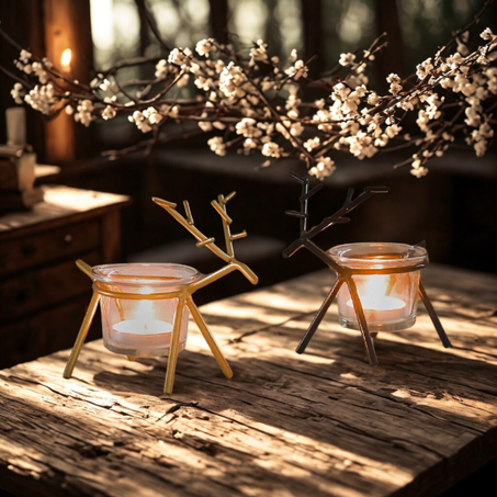 Buy Wrought Iron Fawn Candle Holder in UAE | Elegant Home Décor Accent