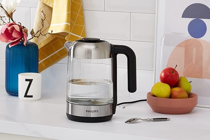 Philips Sensor Light Kettle (5000 Series) – Elegant Glass Design with Smart Safety Features