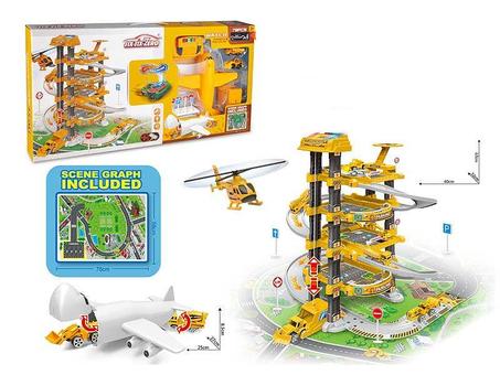 Kids Parking Plot UAE – Model A302 | Multi-Level Car Parking Garage Playset