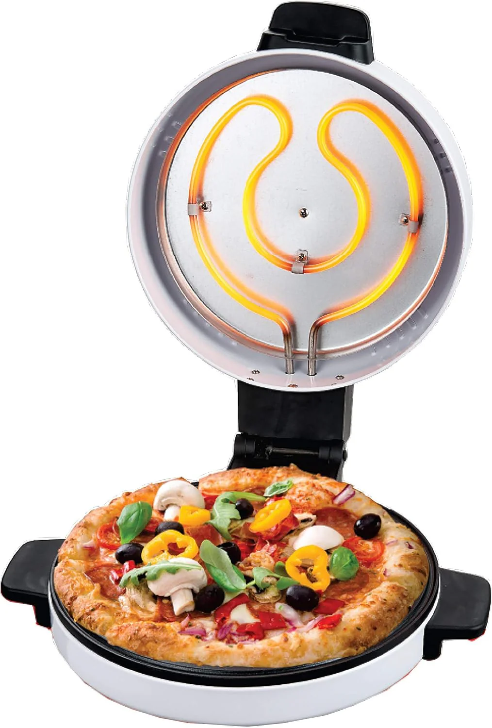 Nova Pizza & Roti Maker – Non-Stick Surface, Adjustable Temperature, Dual Heating Plates